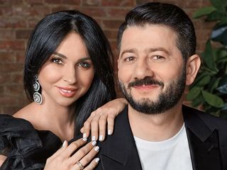 Михаил Галустян с женой Викторией