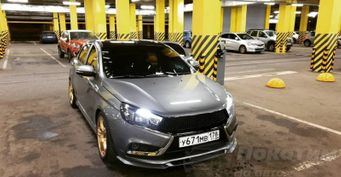 Две тысячи рублей — и LADA Vesta засияла: О «гаражной» защите кузова китайской керамикой рассказал водитель