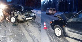 Женщина и двое детей пострадали в ДТП в Свердловской области