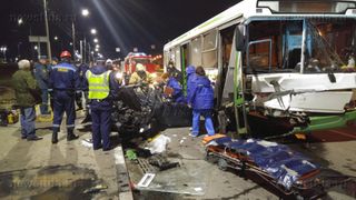 В Туле в ДТП с автобусом погиб подросток