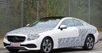 В сети появились шпионские снимки обновленного Mercedes-Benz E-Class