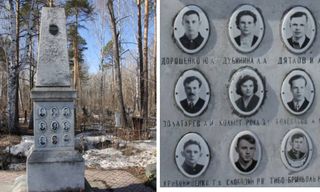 На надгробии девять, а под ним восемь. Коллаж: Pokatim.ru