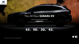 Опубликован первый тизер кроссовера Subaru XV