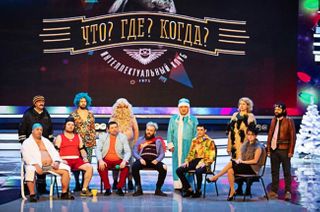 «Сборная Снежногорска» на сцене КВН / Фото: kvn.ru