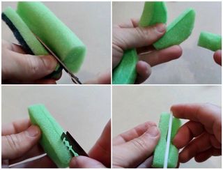 Процесс подготовки губки. Источник изображения: YouTube-канал КАРПОКАРАСЬ