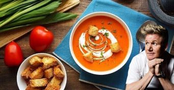 Холодный суп «Гаспачо» от Гордона Рамзи