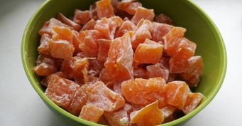 Янтарное лакомство — цукаты из тыквы, натуральный заменитель конфет