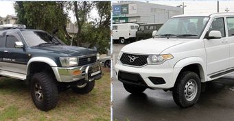 Новый УАЗ Патриот или старый Toyota Hilux Surf: Автовладельцы сравнили два внедорожника