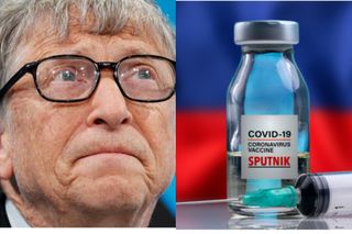 Уколется ли Гейтс российским препаратом или будет ждать своего? Источники фото: dw.com, naukatv.ru