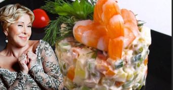 «Оливье» без картошки и колбасы — Люба Успенская поделилась рецептом