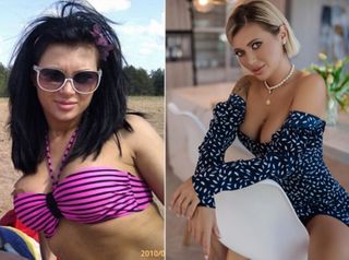 Наталья Соболева до и после замужества / Фото: instagram/nataliasoboleva