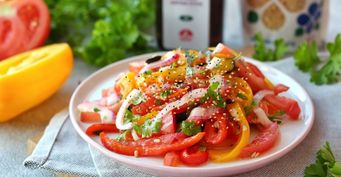 Готовим салат «Бабье лето» — Пока есть сезонные овощи
