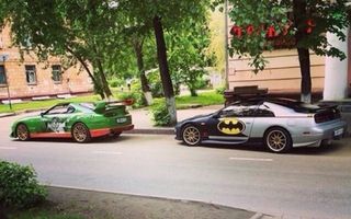 В Кемерово замечены машины «Бэтмена» и «Пиноккио»