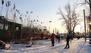В Ижевске из-за скачка напряжения загорелся трамвай