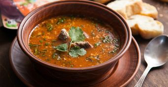 Как сварить густой суп «Харчо» со свежими помидорами